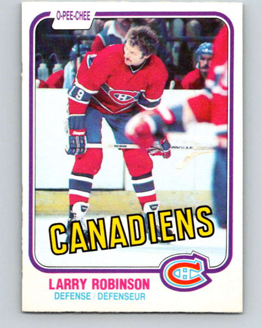 1981-82 O-Pee-Chee #179 Larry Robinson  Montreal Canadiens  V30735