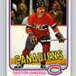 1981-82 O-Pee-Chee #182 Gaston Gingras  Montreal Canadiens  V30752