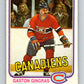 1981-82 O-Pee-Chee #182 Gaston Gingras  Montreal Canadiens  V30753