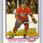 1981-82 O-Pee-Chee #182 Gaston Gingras  Montreal Canadiens  V30757