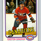 1981-82 O-Pee-Chee #182 Gaston Gingras  Montreal Canadiens  V30760