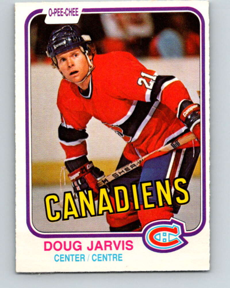 1981-82 O-Pee-Chee #184 Doug Jarvis  Montreal Canadiens  V30771