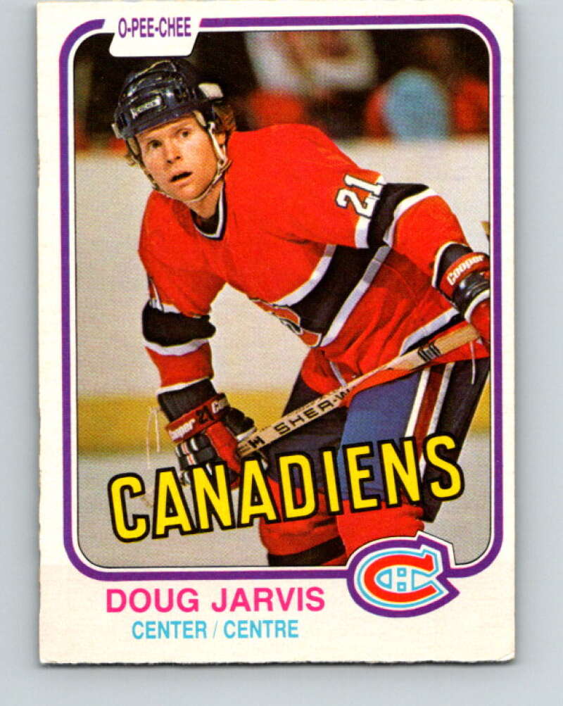 1981-82 O-Pee-Chee #184 Doug Jarvis  Montreal Canadiens  V30777