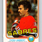 1981-82 O-Pee-Chee #185 Yvon Lambert  Montreal Canadiens  V30781