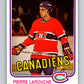 1981-82 O-Pee-Chee #187 Pierre Larouche  Montreal Canadiens  V30800