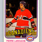 1981-82 O-Pee-Chee #187 Pierre Larouche  Montreal Canadiens  V30801