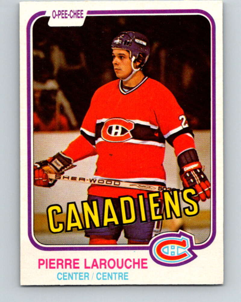 1981-82 O-Pee-Chee #187 Pierre Larouche  Montreal Canadiens  V30802