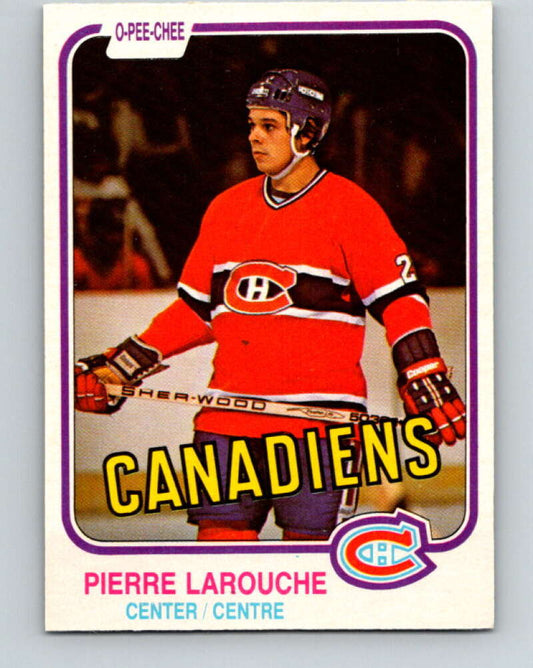 1981-82 O-Pee-Chee #187 Pierre Larouche  Montreal Canadiens  V30802