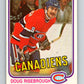 1981-82 O-Pee-Chee #190 Doug Risebrough  Montreal Canadiens  V30825