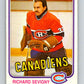 1981-82 O-Pee-Chee #191 Richard Sevigny  Montreal Canadiens  V30829