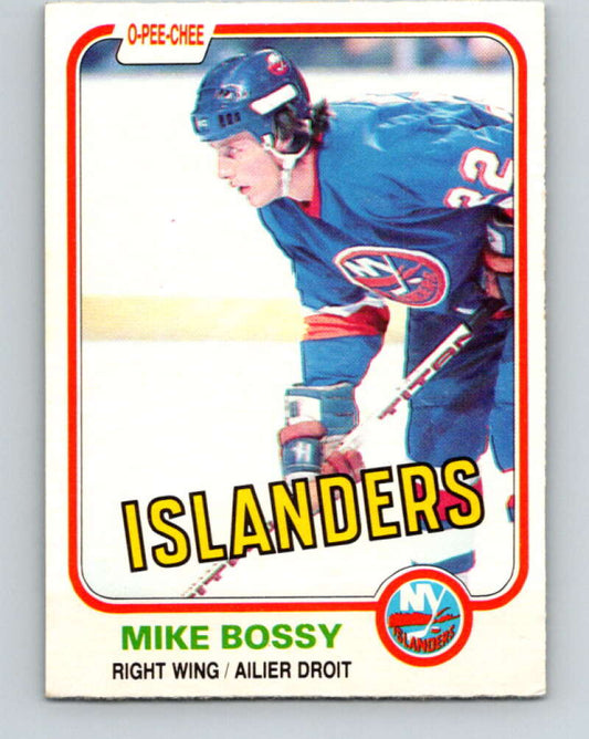 1981-82 O-Pee-Chee #198 Mike Bossy  New York Islanders  V30897