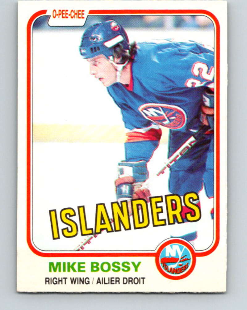 1981-82 O-Pee-Chee #198 Mike Bossy  New York Islanders  V30898