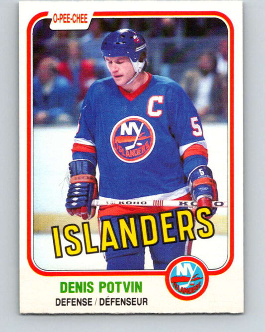 1981-82 O-Pee-Chee #199 Denis Potvin  New York Islanders  V30899