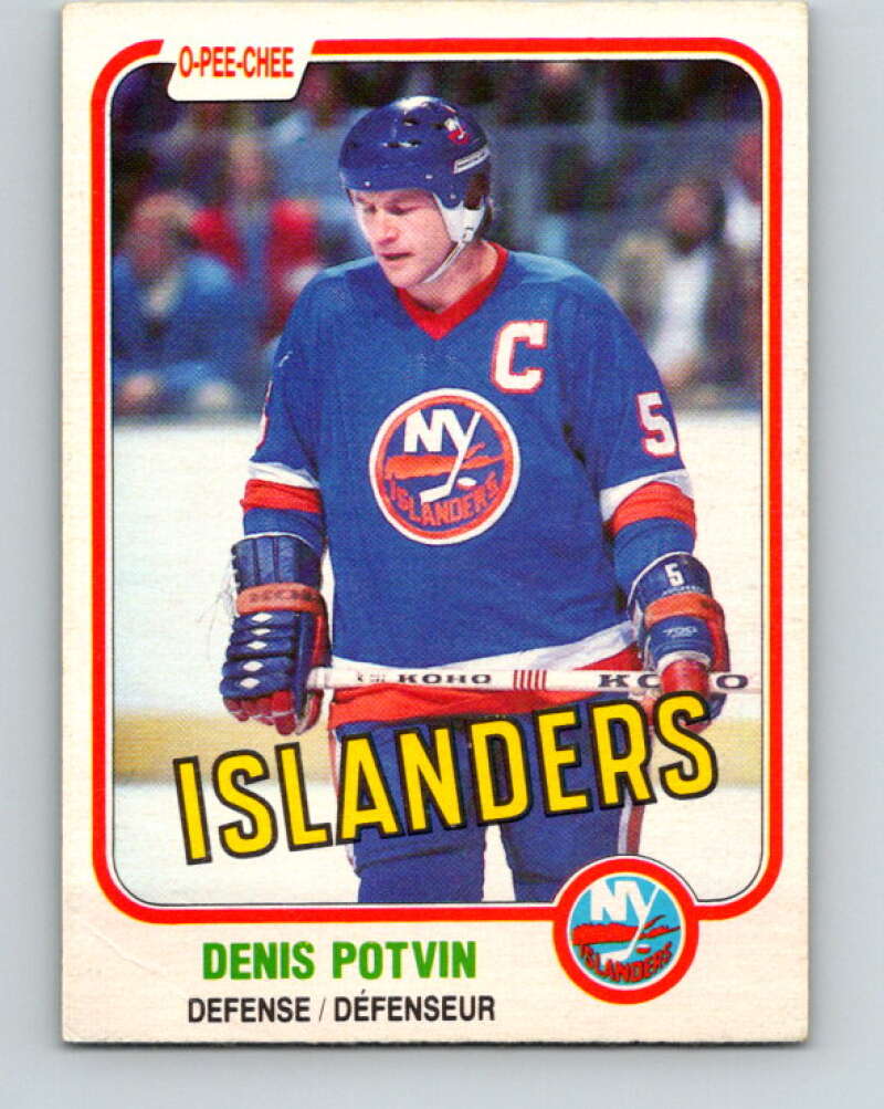 1981-82 O-Pee-Chee #199 Denis Potvin  New York Islanders  V30902