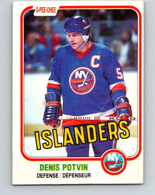 1981-82 O-Pee-Chee #199 Denis Potvin  New York Islanders  V30904