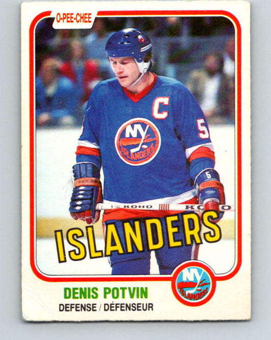 1981-82 O-Pee-Chee #199 Denis Potvin  New York Islanders  V30905