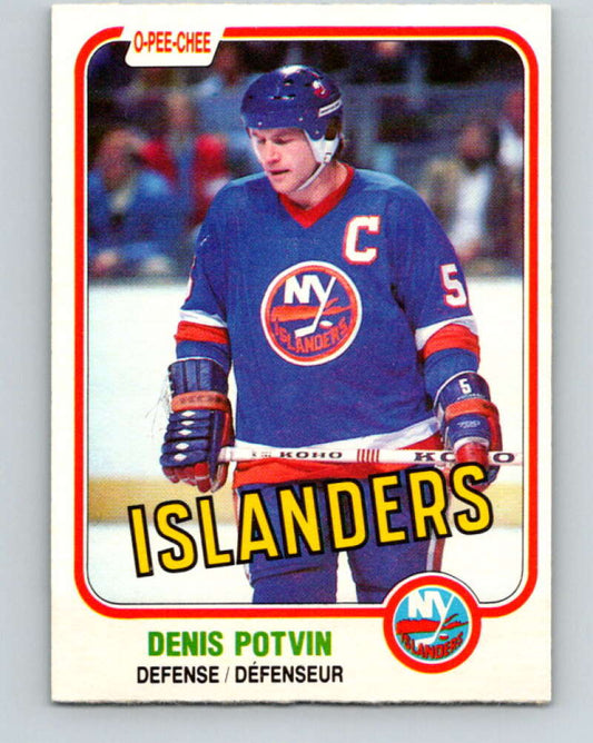 1981-82 O-Pee-Chee #199 Denis Potvin  New York Islanders  V30906