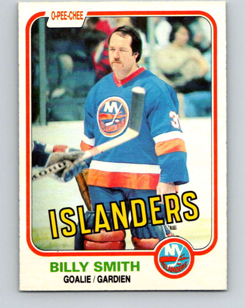 1981-82 O-Pee-Chee #207 Billy Smith  New York Islanders  V30950