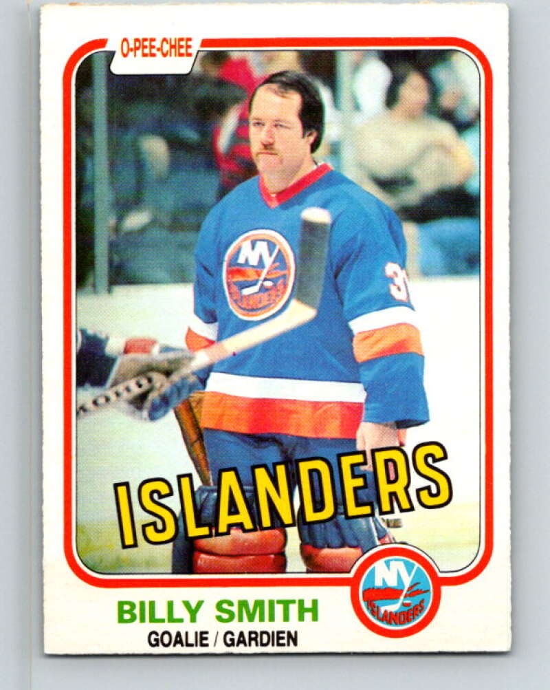 1981-82 O-Pee-Chee #207 Billy Smith  New York Islanders  V30951