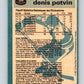 1981-82 O-Pee-Chee #209 Denis Potvin  New York Islanders  V30967