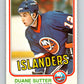 1981-82 O-Pee-Chee #211 Duane Sutter RC Rookie Islanders  V30984