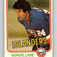 1981-82 O-Pee-Chee #212 Gord Lane  New York Islanders  V30987