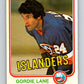 1981-82 O-Pee-Chee #212 Gord Lane  New York Islanders  V30990