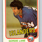 1981-82 O-Pee-Chee #212 Gord Lane  New York Islanders  V30993