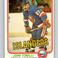 1981-82 O-Pee-Chee #218 John Tonelli  New York Islanders  V31034