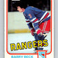 1981-82 O-Pee-Chee #220 Barry Beck  New York Rangers  V31055