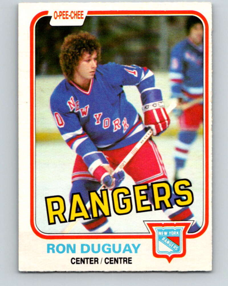 1981-82 O-Pee-Chee #223 Ron Duguay  New York Rangers  V31071