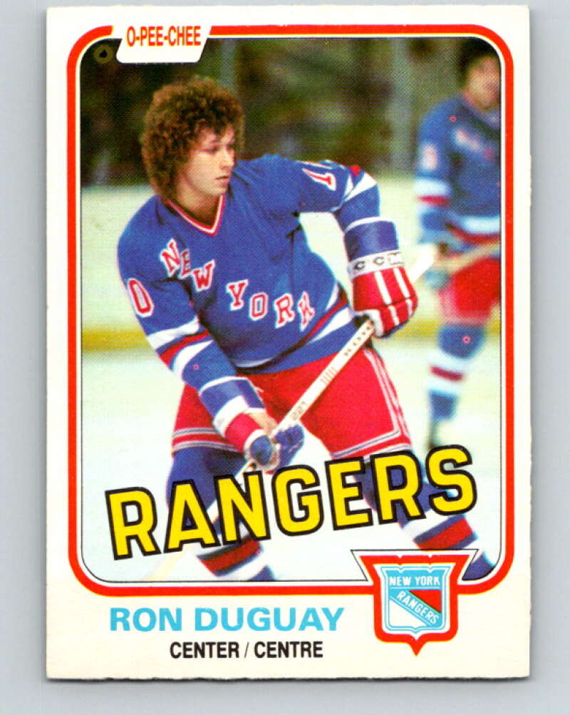 1981-82 O-Pee-Chee #223 Ron Duguay  New York Rangers  V31072