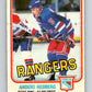 1981-82 O-Pee-Chee #225 Anders Hedberg  New York Rangers  V31081