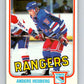 1981-82 O-Pee-Chee #225 Anders Hedberg  New York Rangers  V31089