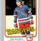 1981-82 O-Pee-Chee #228 Don Maloney  New York Rangers  V31110