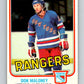 1981-82 O-Pee-Chee #228 Don Maloney  New York Rangers  V31116