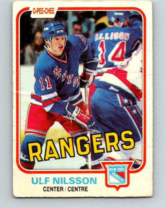 1981-82 O-Pee-Chee #229 Ulf Nilsson  New York Rangers  V31123