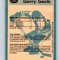 1981-82 O-Pee-Chee #230 Barry Beck  New York Rangers  V31130