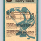 1981-82 O-Pee-Chee #230 Barry Beck  New York Rangers  V31132