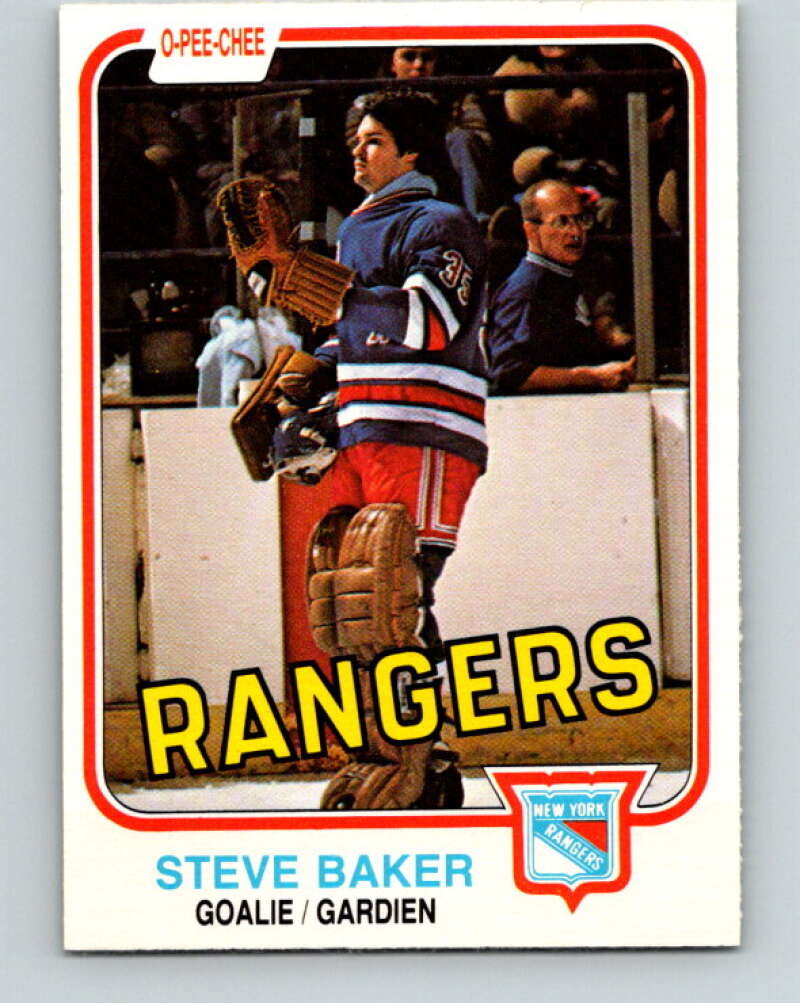1981-82 O-Pee-Chee #231 Steve Baker  New York Rangers  V31134