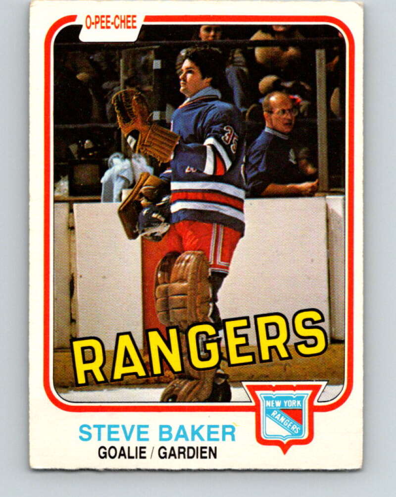 1981-82 O-Pee-Chee #231 Steve Baker  New York Rangers  V31136