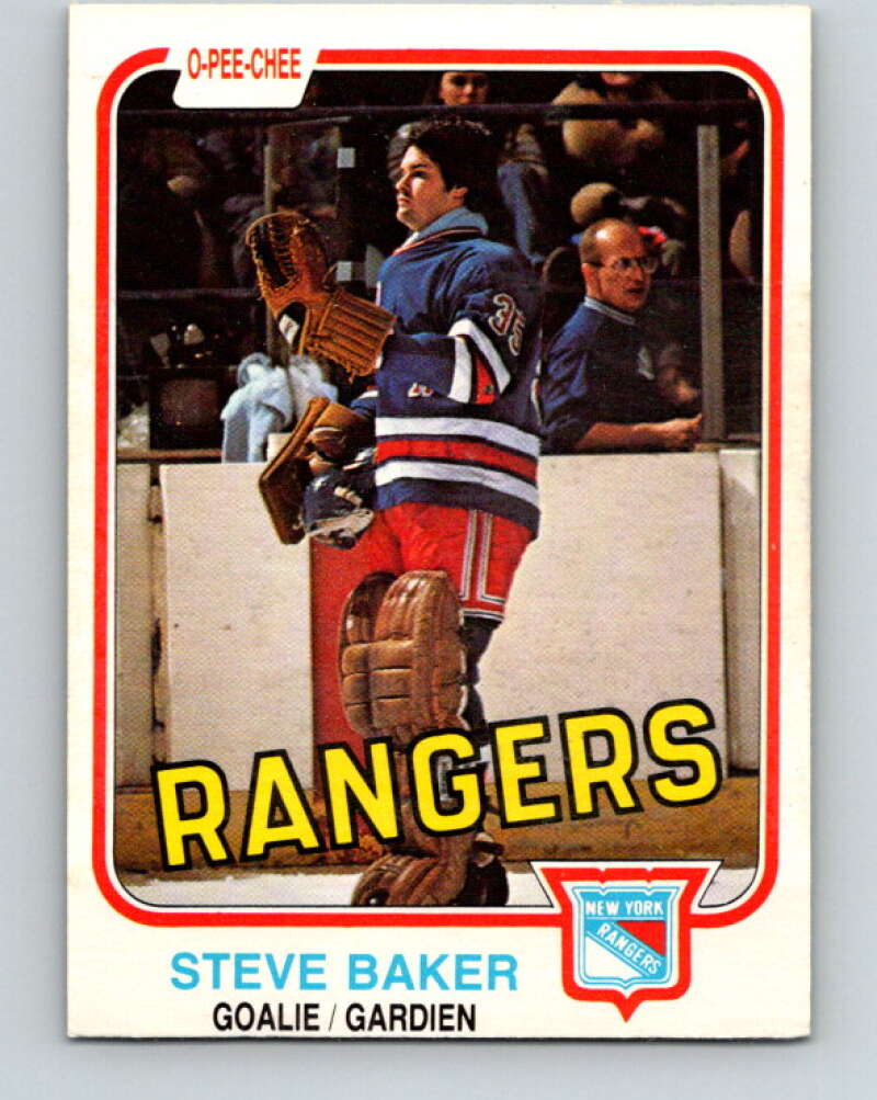 1981-82 O-Pee-Chee #231 Steve Baker  New York Rangers  V31140