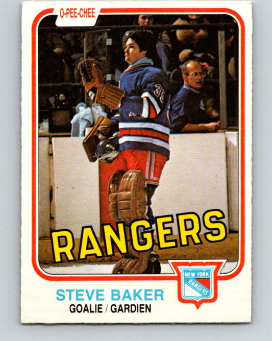 1981-82 O-Pee-Chee #231 Steve Baker  New York Rangers  V31141