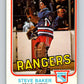 1981-82 O-Pee-Chee #231 Steve Baker  New York Rangers  V31142