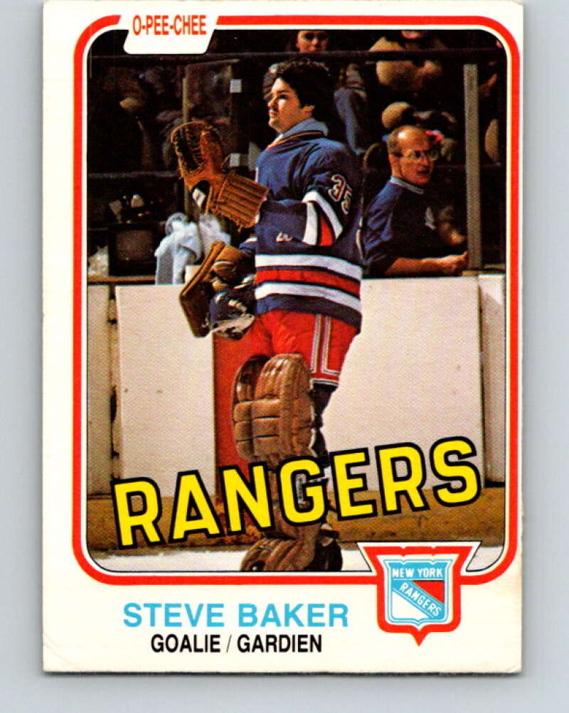 1981-82 O-Pee-Chee #231 Steve Baker  New York Rangers  V31142