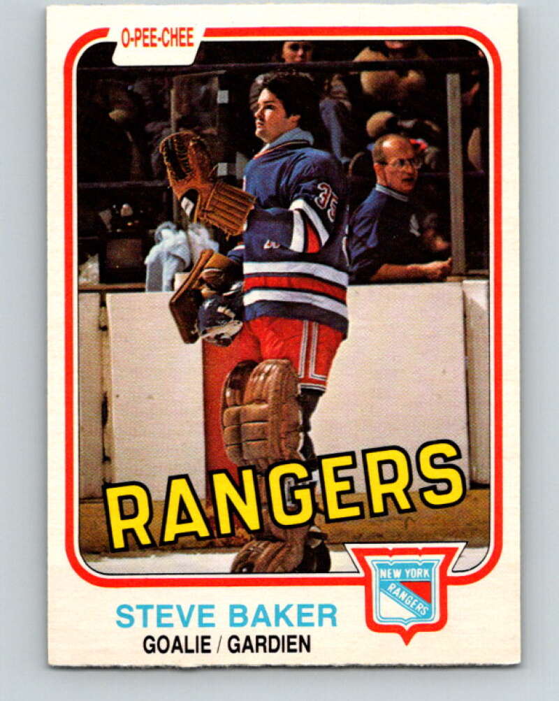 1981-82 O-Pee-Chee #231 Steve Baker  New York Rangers  V31143