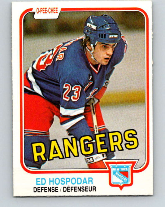 1981-82 O-Pee-Chee #233 Ed Hospodar  New York Rangers  V31159