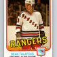 1981-82 O-Pee-Chee #235 Dean Talafous  New York Rangers  V31170