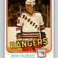 1981-82 O-Pee-Chee #235 Dean Talafous  New York Rangers  V31171