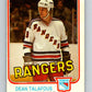 1981-82 O-Pee-Chee #235 Dean Talafous  New York Rangers  V31172